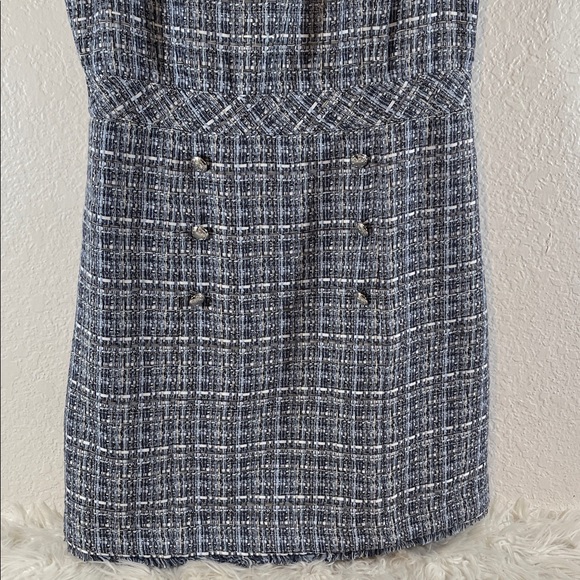 TALBOTS AMERICANA TWEED SHIFT DRESS Size 12 NEW - Picture 4 of 11